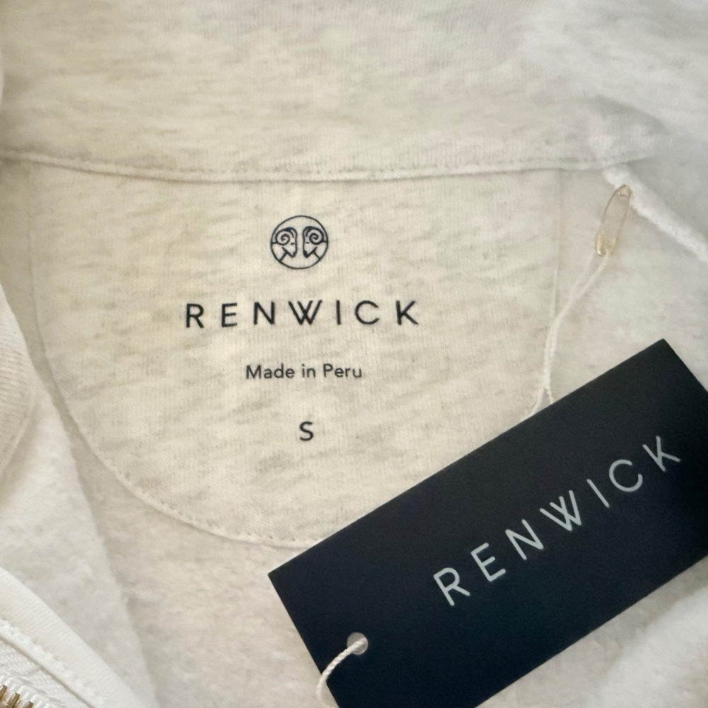Renwick Cotton Fleece Pullover, Size Small, NEW with tag - Picture 4 of 10